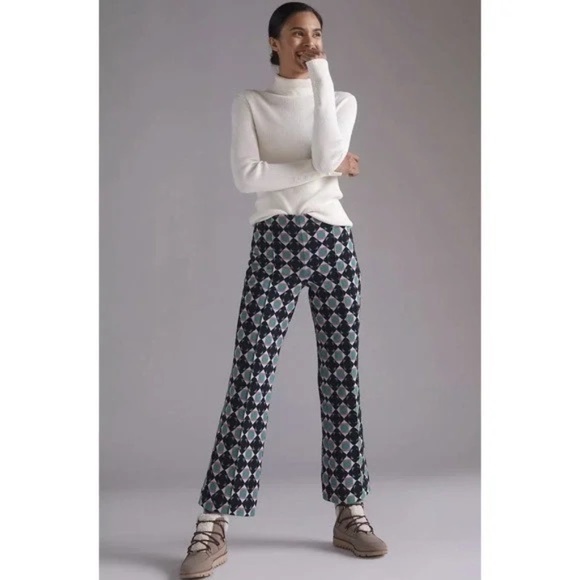 Anthropologie Maeve Kick Flare Pull On Pants | Size XS - Picture 1 of 15